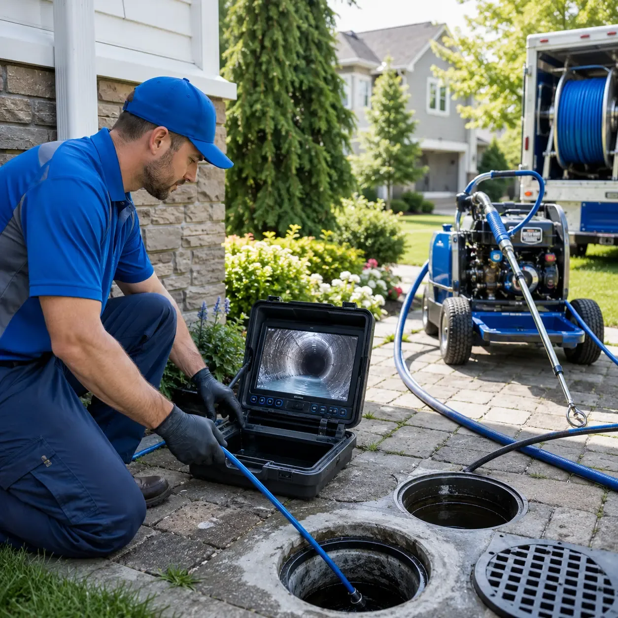 Outdoor drain cleaning professionals serving Carbon Cliff, IL