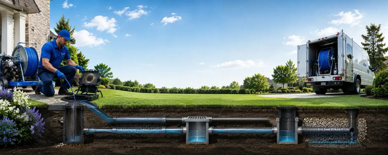 Outdoor drain cleaning information for Carbon Cliff, IL